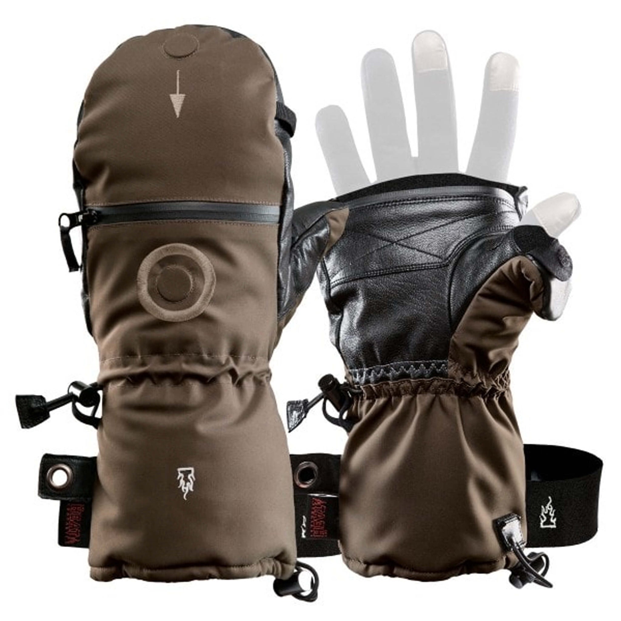 The Heat Company Shell Winterhandschuh tarmac