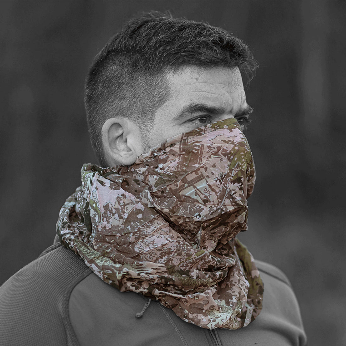 Ghosthood Ghost-Tube-Scarf Schlauchschal Concamo Beige