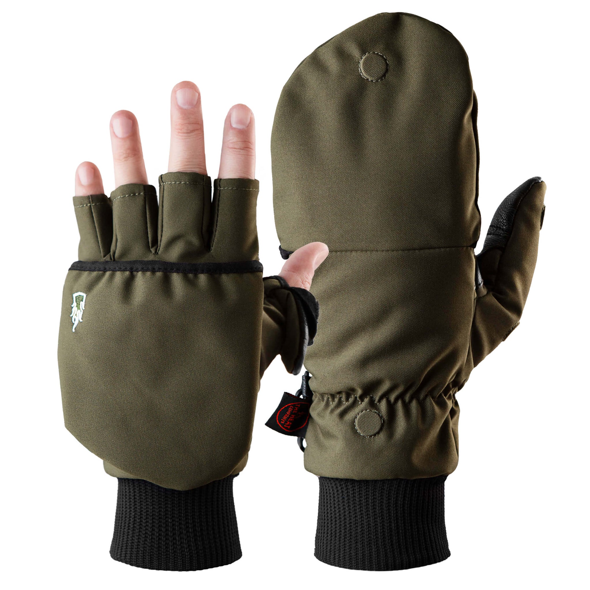 The Heat Company Heat 2 Softshell Winterhandschuh oliv