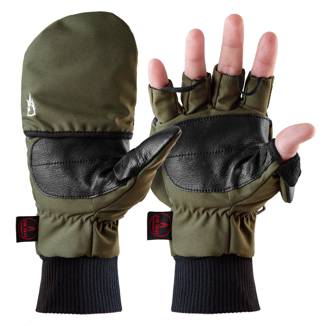 The Heat Company Heat 2 Softshell Winterhandschuh oliv