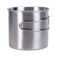 HCS Edelstahl-Trinkbecher mit Faltgriff