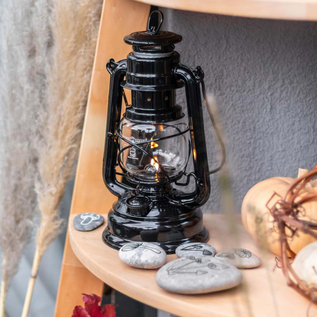 Feuerhand storm lantern Baby Special 276 jet black