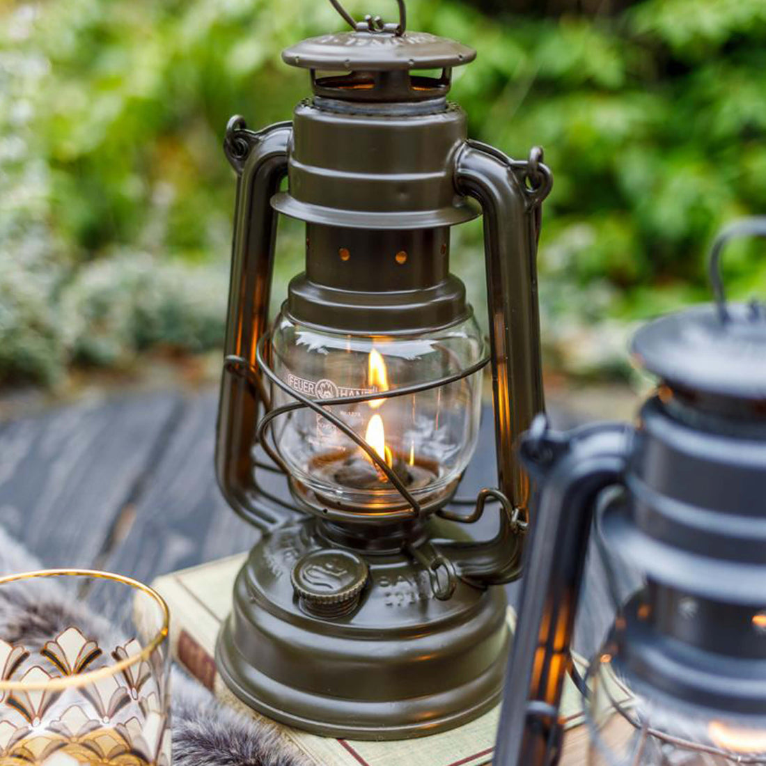 Feuerhand storm lantern Baby Special 276 olive