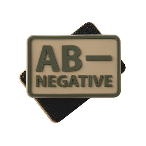Helikon-Tex Blutgruppen Patch 2er Set khaki