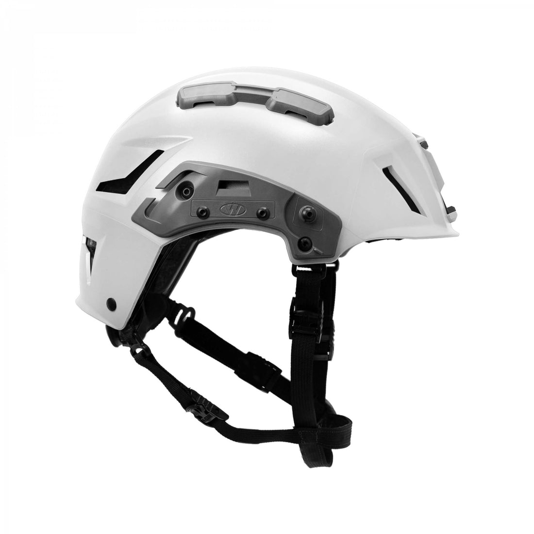 Team Wendy EXFIL SAR Tactical Helmet with Rail, White with Goggle Mount
