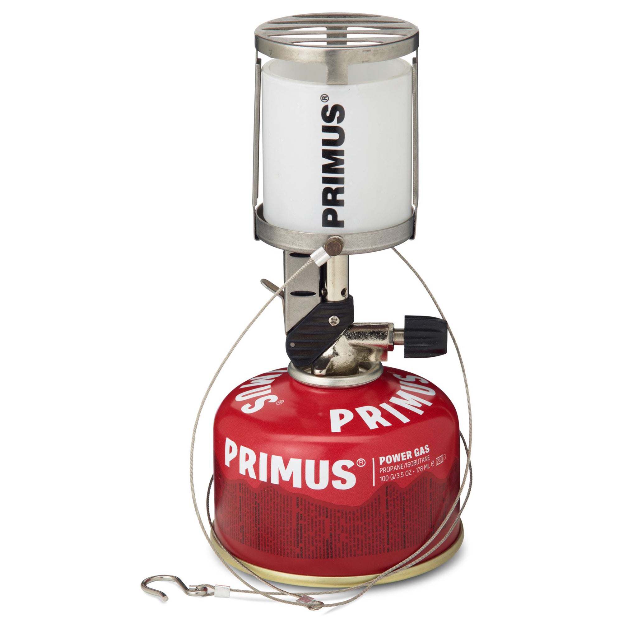 Primus Micron Gaslaterne mit Glas 360 Lumen