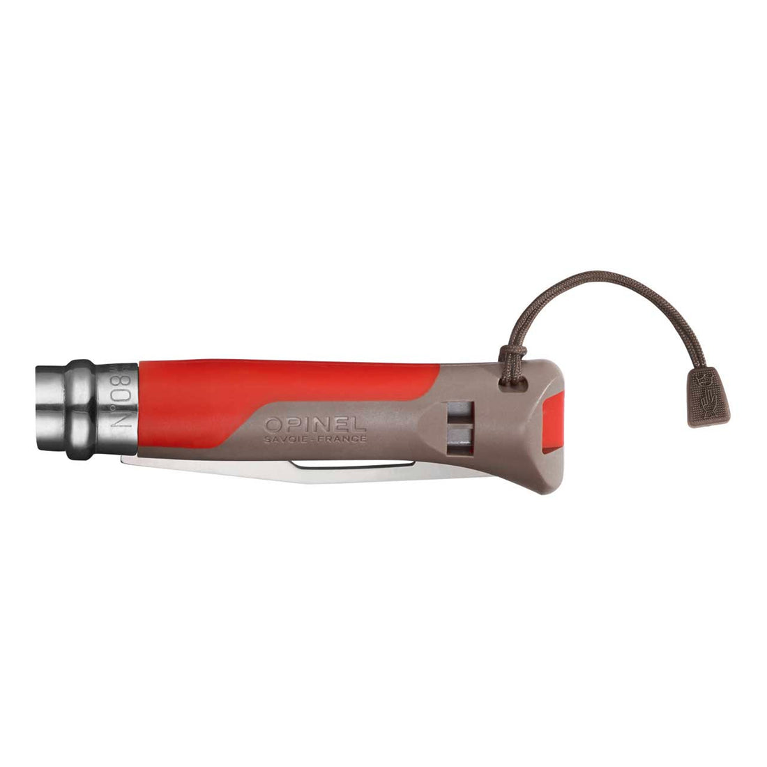 Opinel No.08 Outdoor Taschenmesser Inox rot