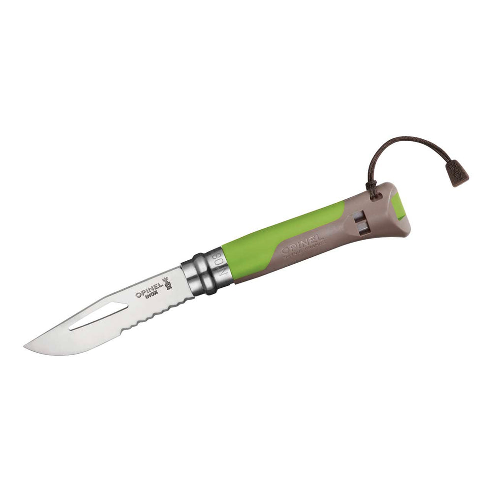 Opinel No. 08 Outdoor Pocket Knife Stainless Steel Green