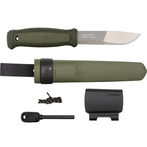 Morakniv Kansbol Outdoormesser + Survival Kit grün