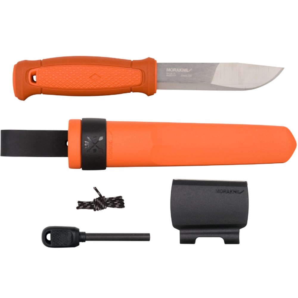 Morakniv Kansbol (S) Outdoormesser + Survival Kit burnt orange