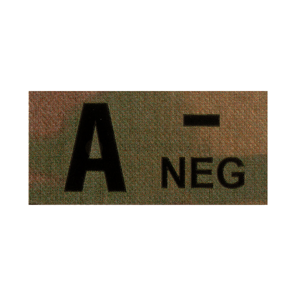 Clawgear IR Blood Type Patch A NEG