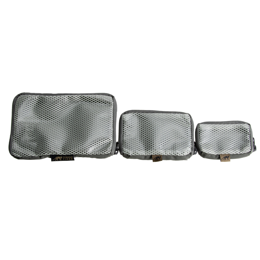 Tasmanian Tiger TT Mesh Pouch VL Set titanium gray