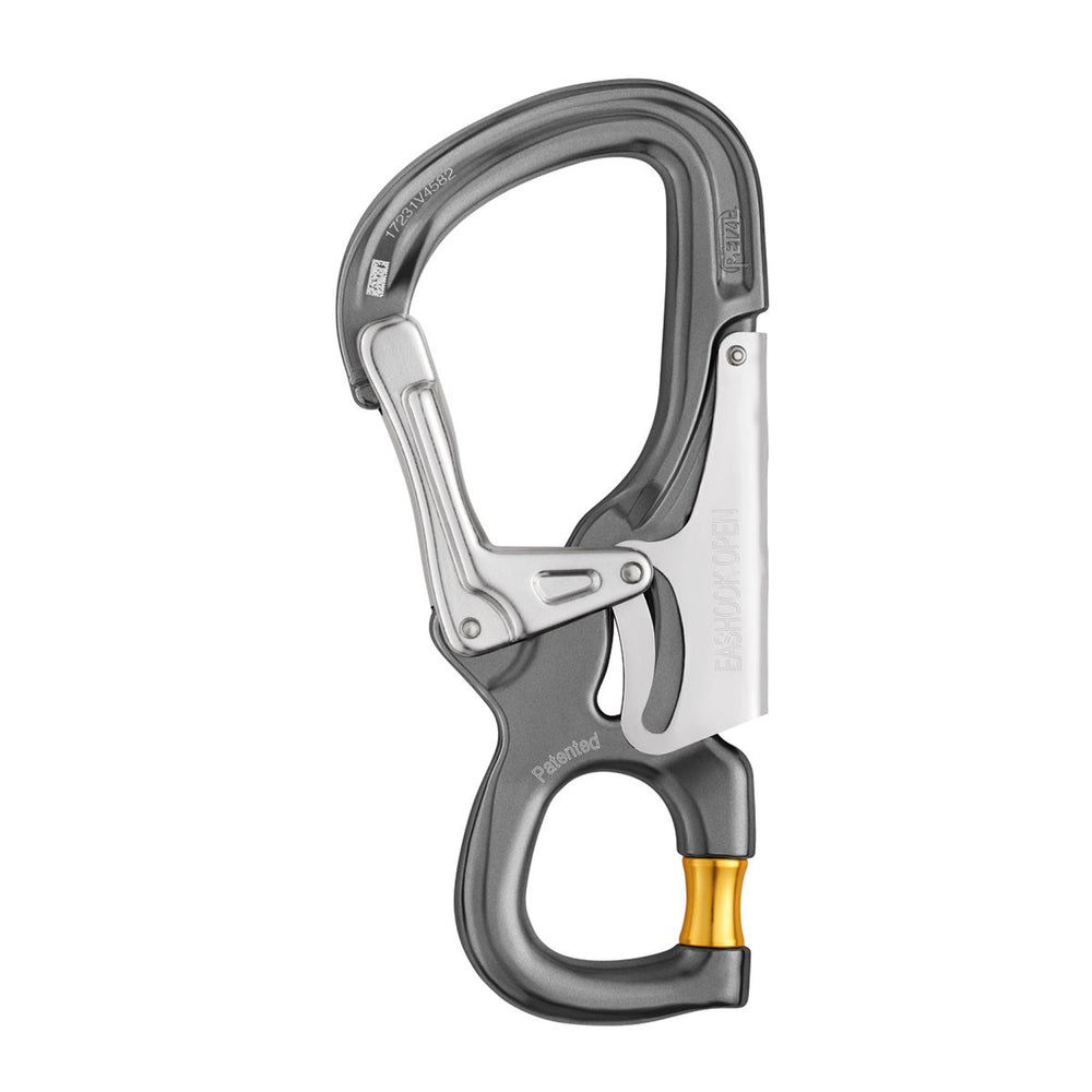 Petzl EASHOOK OPEN Karabiner grey