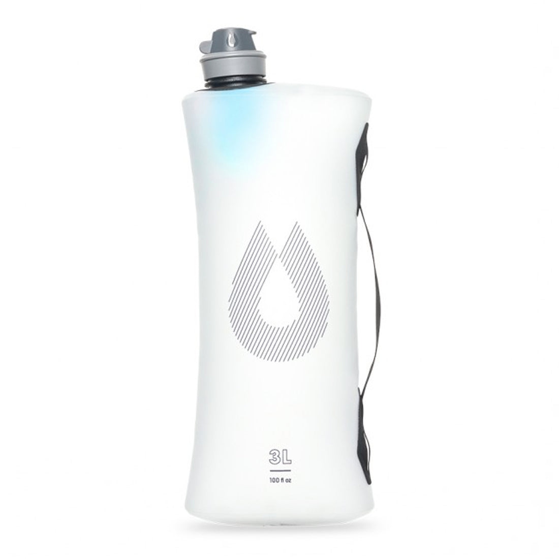 HydraPak Seeker+ Trinkflasche 3L inkl. Wasserfilter clear