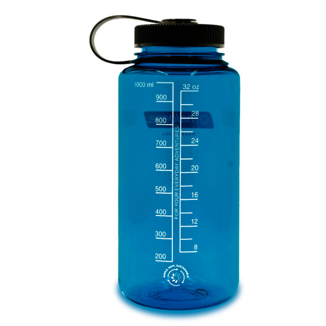Nalgene Wide Mouth Sustain Water Bottle 1L Blue