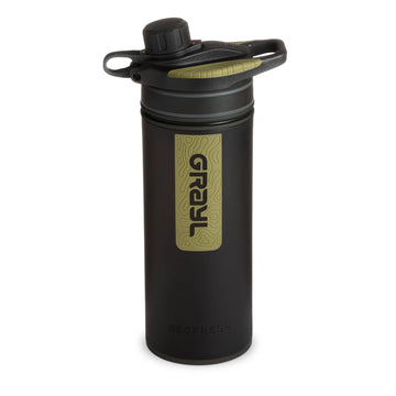 GRAYL GeoPress drinking water filter bottle Camo Black