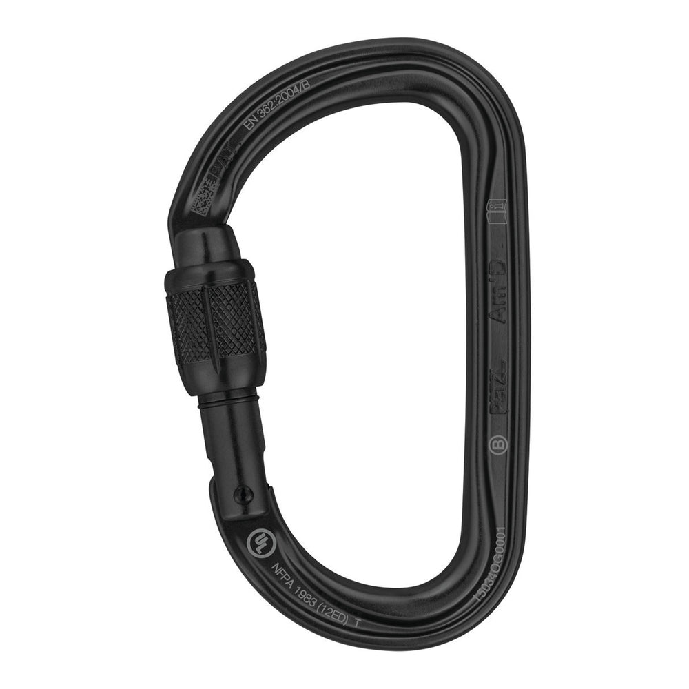 Petzl AmD SCREW-LOCK Karabiner black