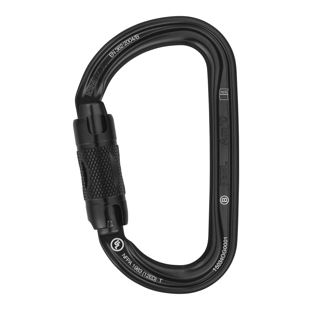 Petzl AmD TWIST-LOCK Karabiner black