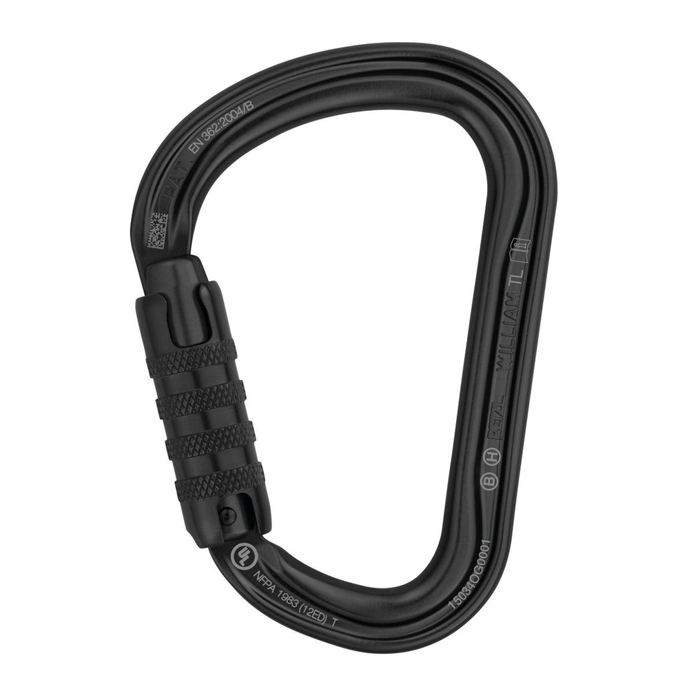 Petzl WILLIAM TRIACT-LOCK Karabiner black