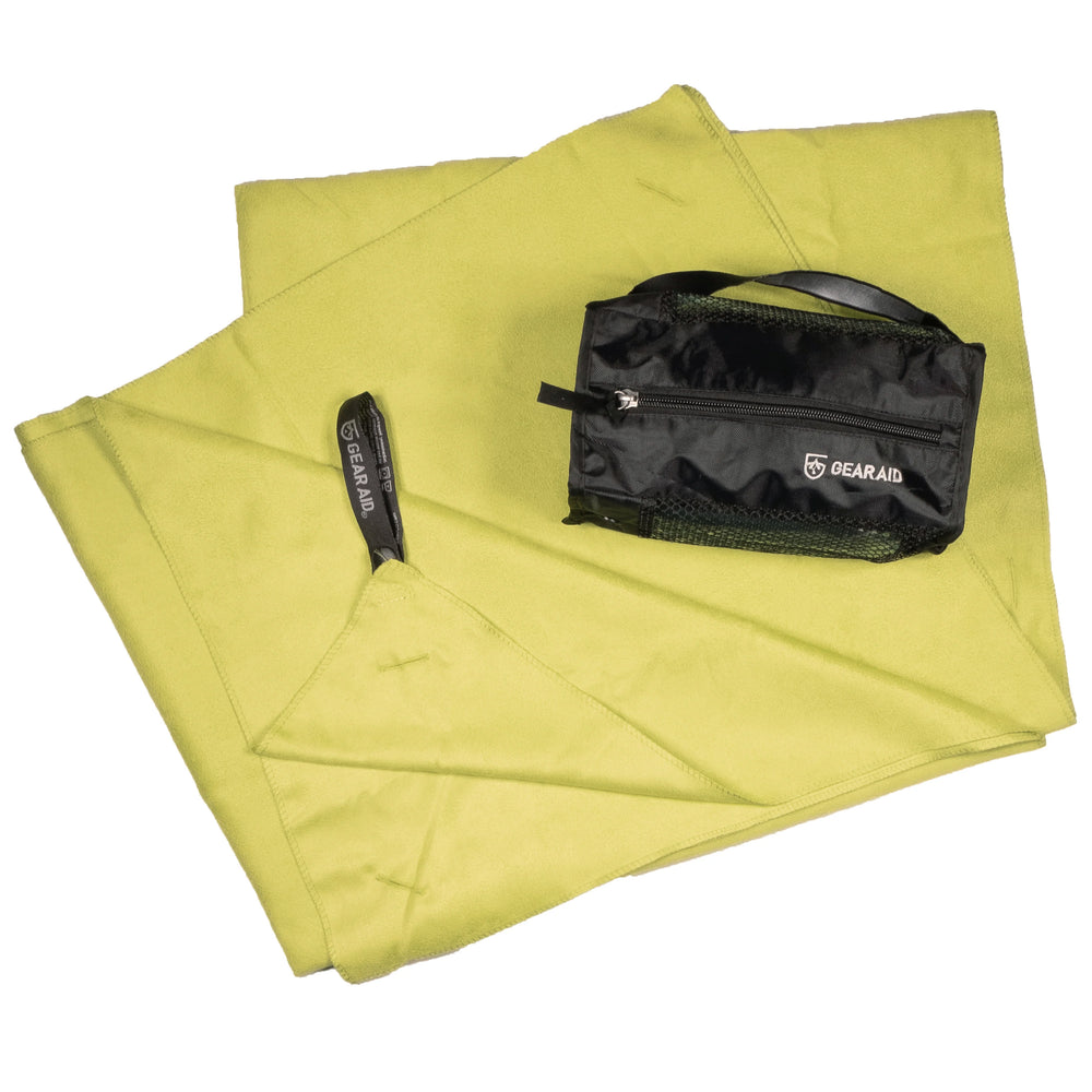 Gear Aid Quick Dry Mikrofaser-Handtuch nav grün