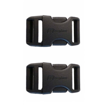 Berghaus Berg Buckle 25mm buckle set of 2 black