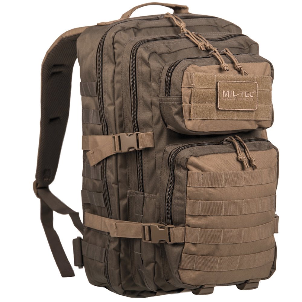 Mil-Tec US Assault Pack Large 36L ranger green/coyote