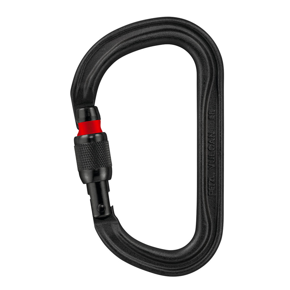 Petzl VULCAN SCREW-LOCK Stahl-Karabiner black