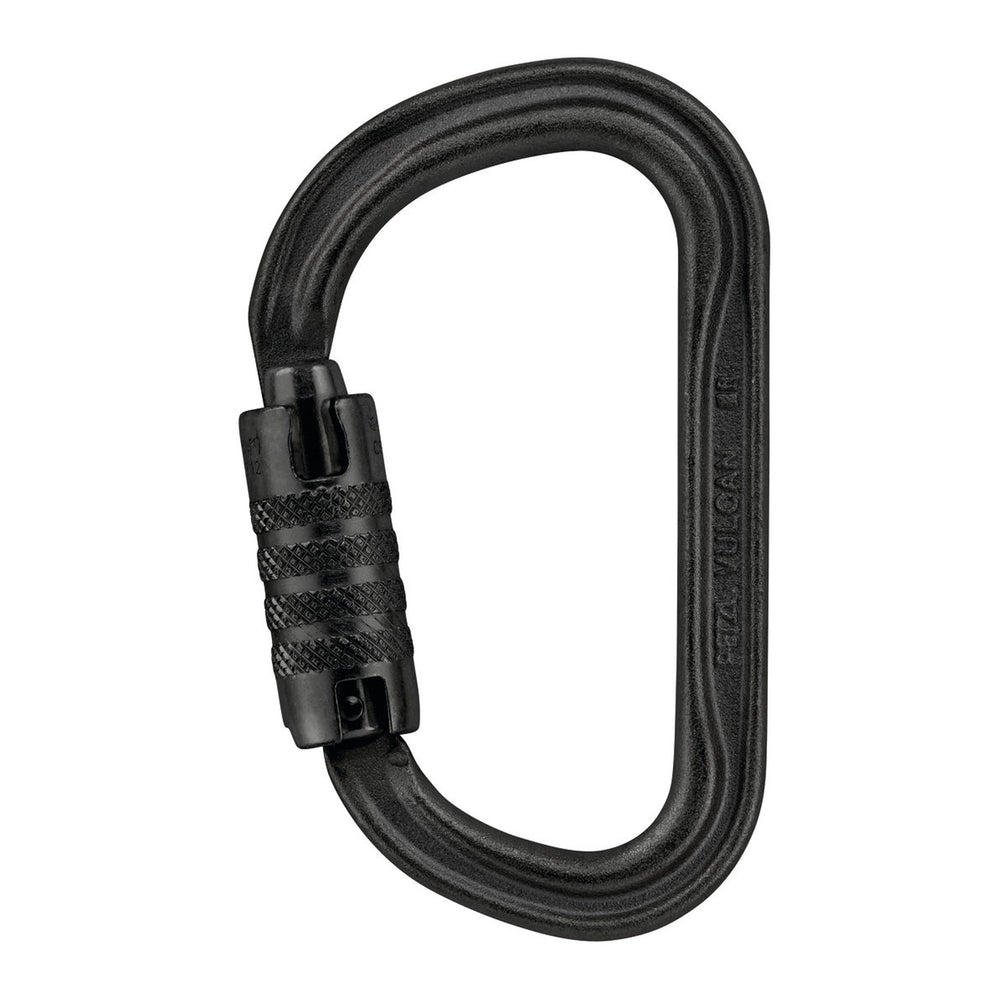 Petzl VULCAN TRIACT-LOCK Stahl-Karabiner black