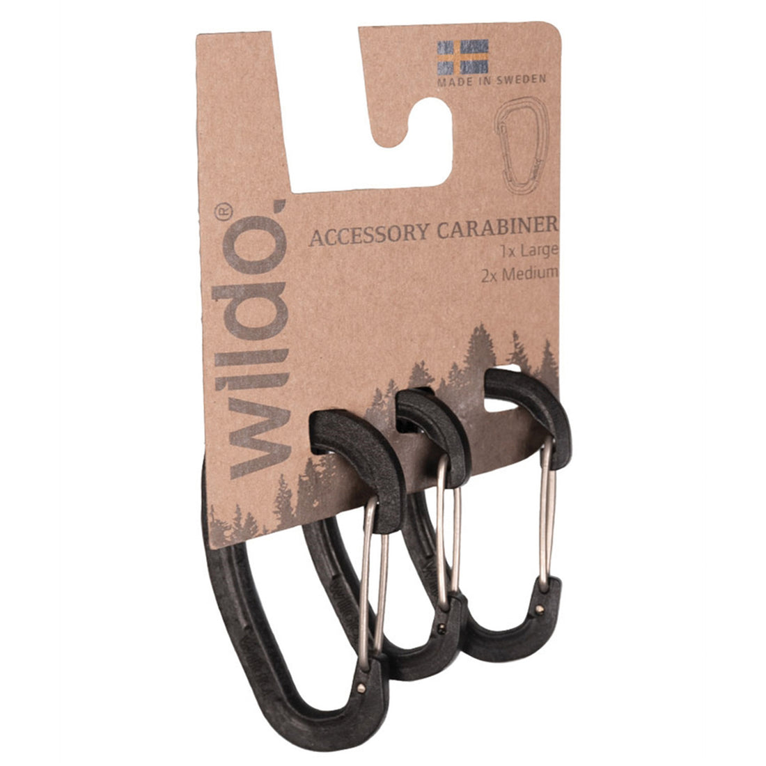 Wildo Accessory Carabiner set of 3 black