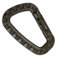 Mil-Tec ABS carabiner pack of 2 olive