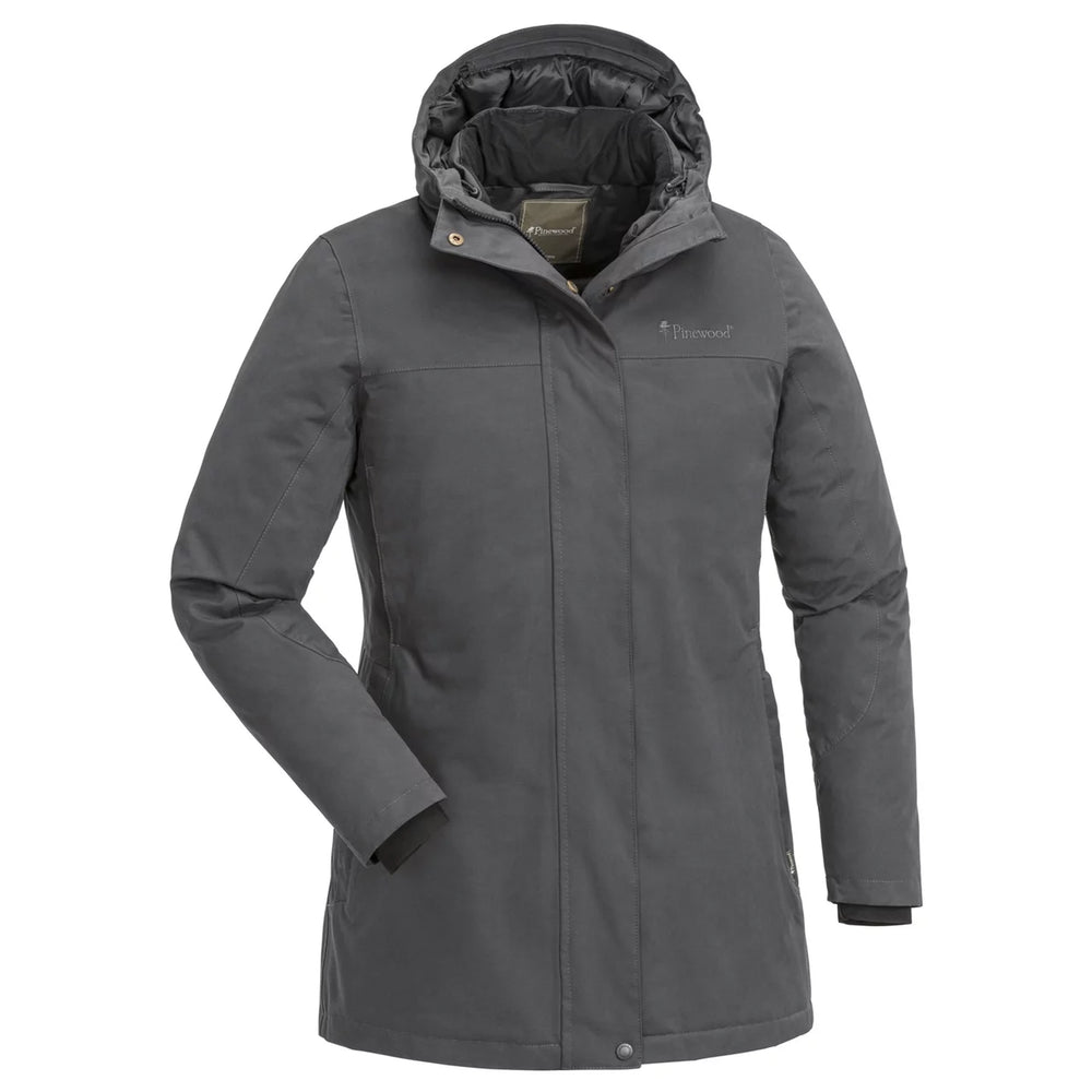 Pinewood Värnamo Padded Women's Winter Jacket smoke black
