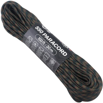 Atwood Rope Paracord 550 Typ III Seil 30m us woodland