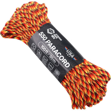 Atwood Rope Paracord 550 Type III rope 30m fireball