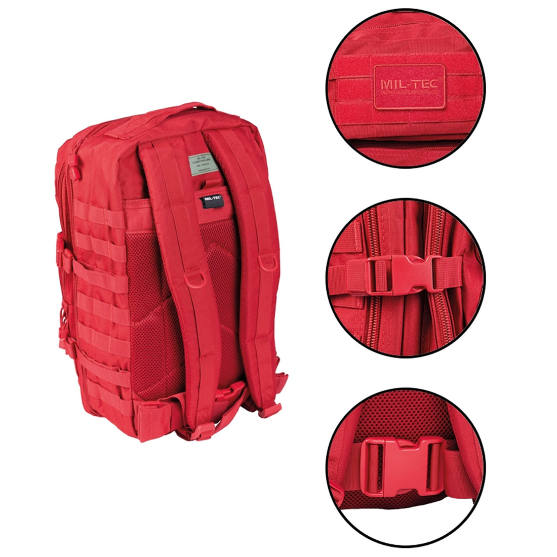 Mil-Tec US Assault Pack Large 36L signalrot