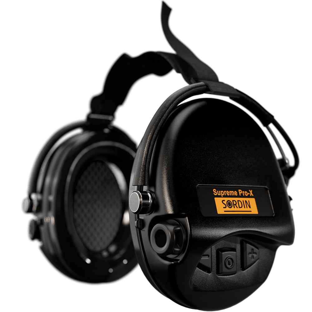Sordin Supreme Pro X Neckband hearing protection SNR 24 dB black