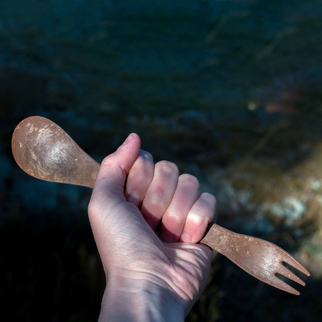 Kupilka Spork 225 Long Gabel-Löffel-Kombi brown