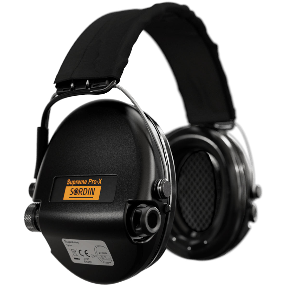 Sordin Supreme Pro X Headband hearing protection SNR 25 dB black