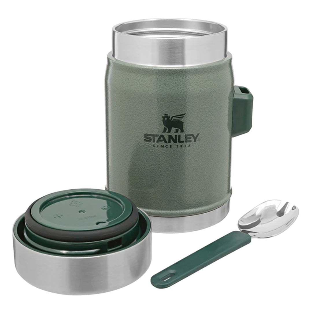Stanley Thermobehälter + Spork 0,4L hammertone green