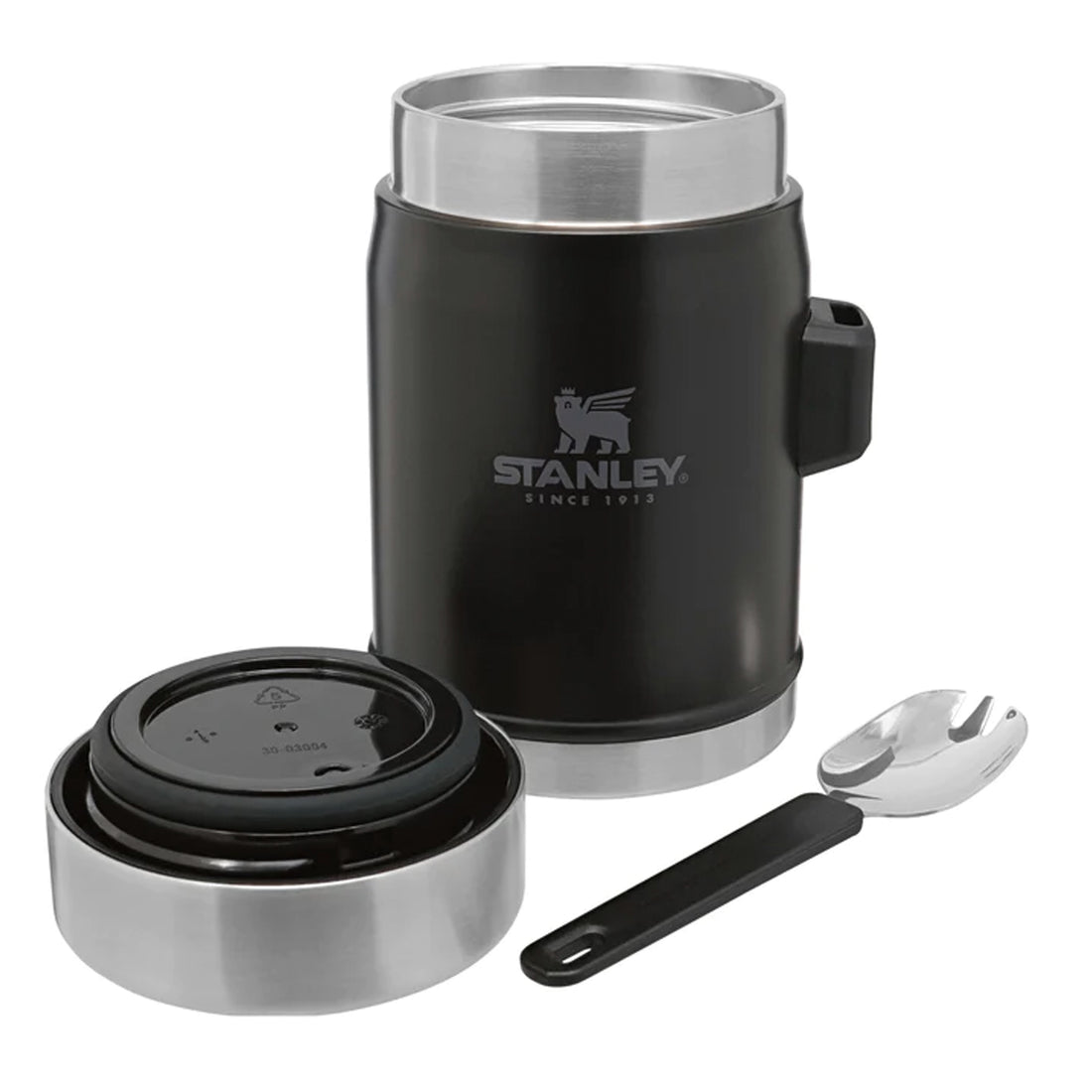 Stanley Classic Legendary Food Jar + Spork 0.4 l matte black