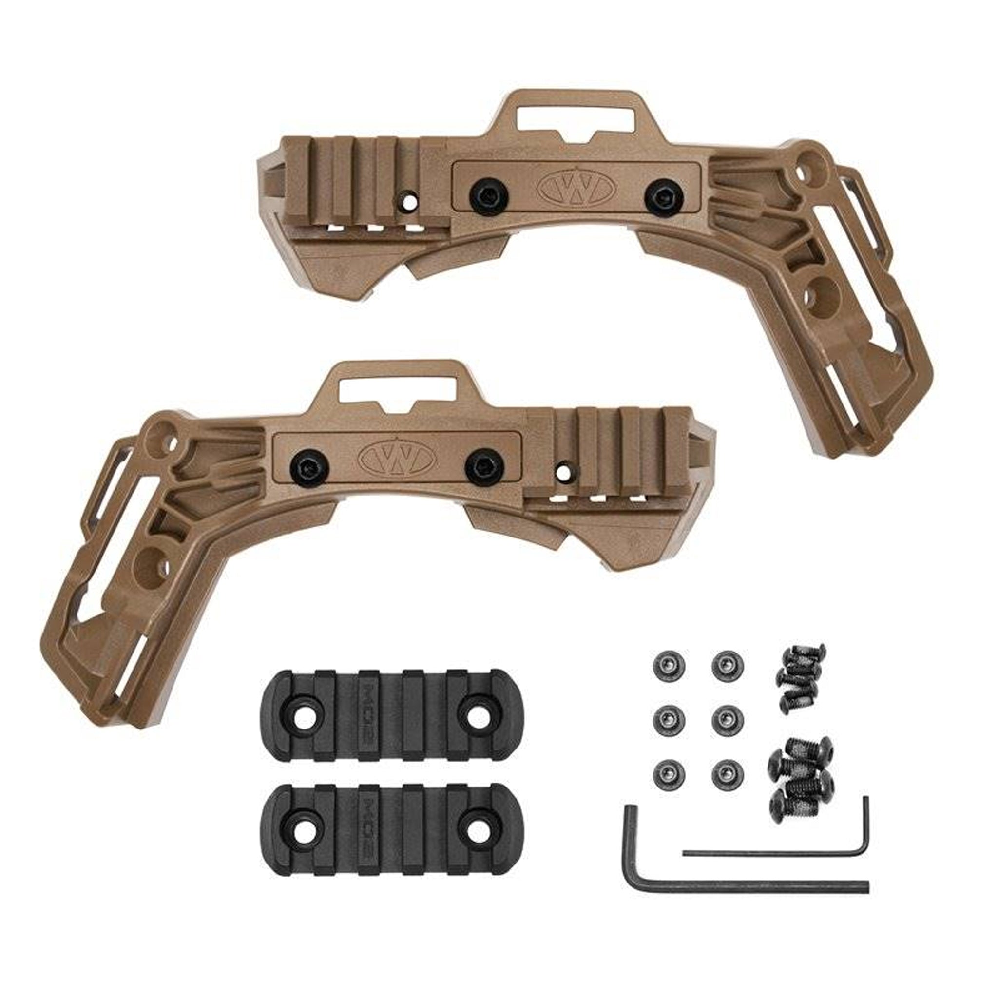 Team Wendy EXFIL Carbon/LTP Rail 3.0 Retrofit Kit coyote