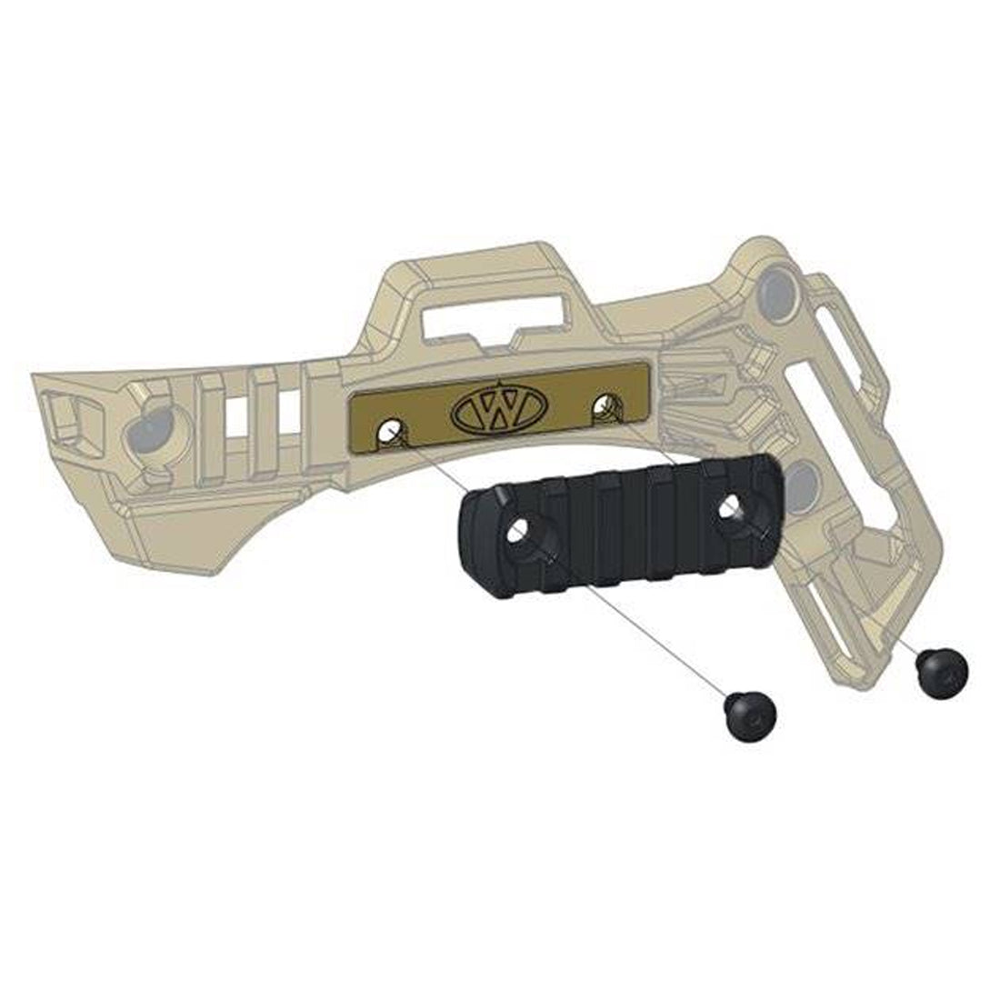 Team Wendy MAGPUL MOE 5-Slot Mounting Kit