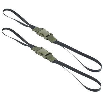 Zentauron cross strap binocular adapter long 18 cm stone grey olive