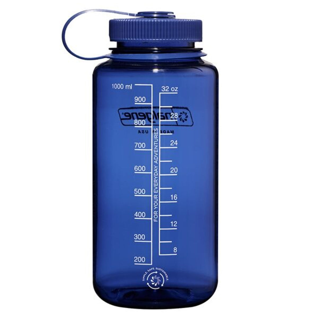 Nalgene Trinkflasche Weithals Sustain 1L denim
