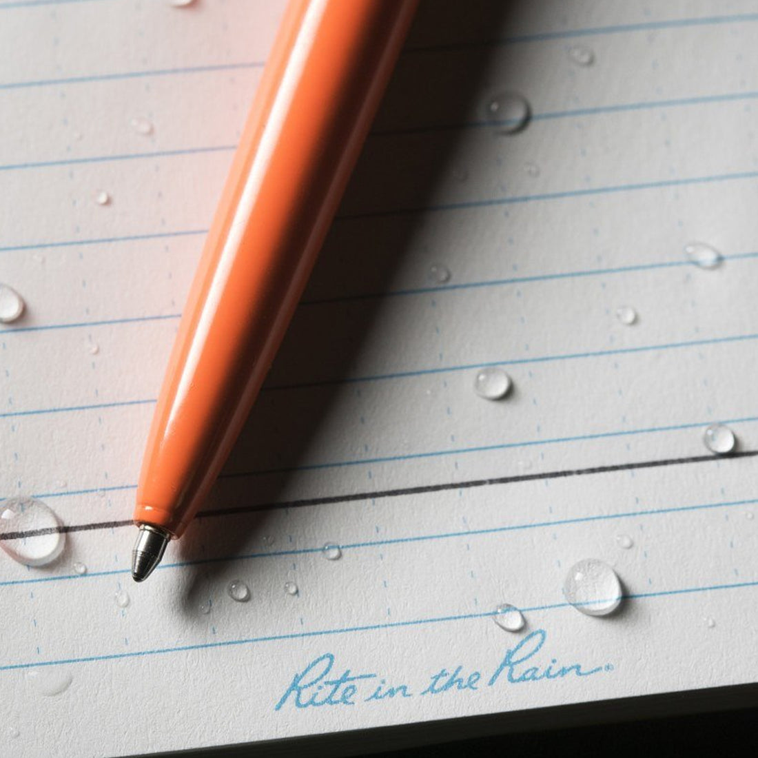 Rite in the Rain All-Weather Metal Pen Kugelschreiber orange