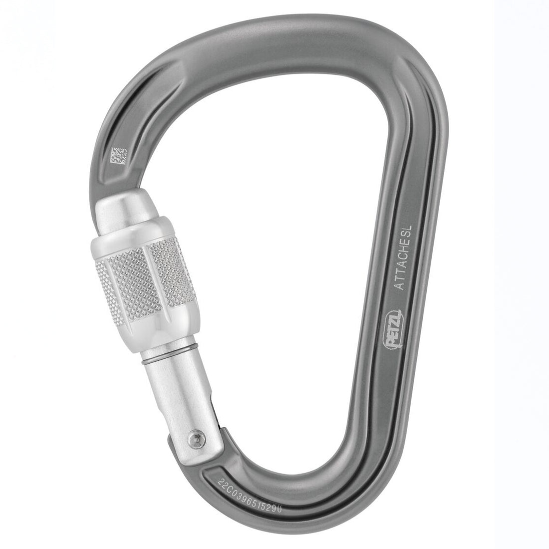 Petzl ATTACHE SCREW-LOCK carabiner gray