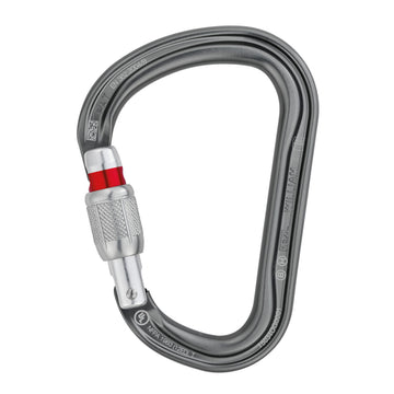 Petzl WILLIAM SCREW-LOCK Karabiner grey