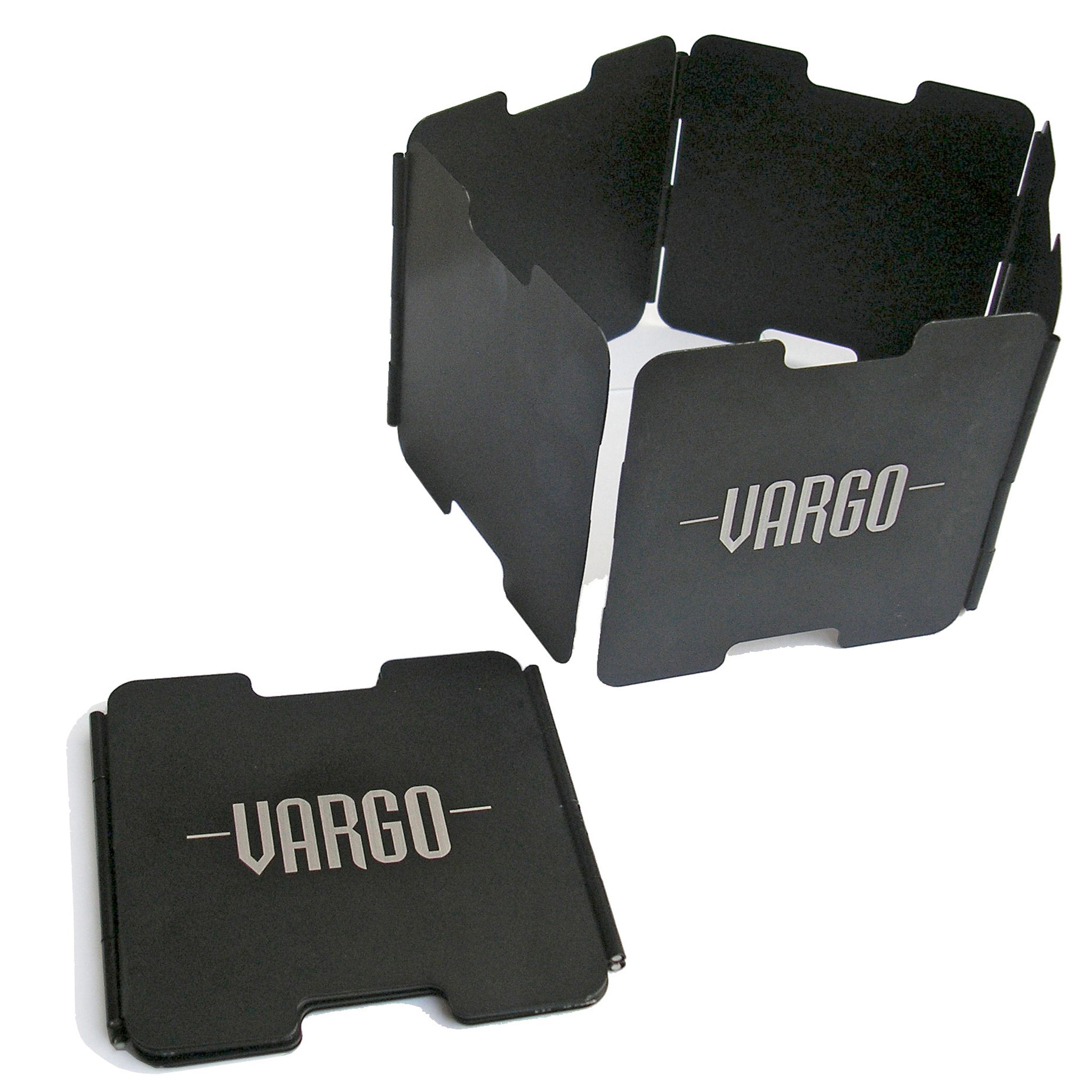 Vargo Aluminium Windschutz schwarz