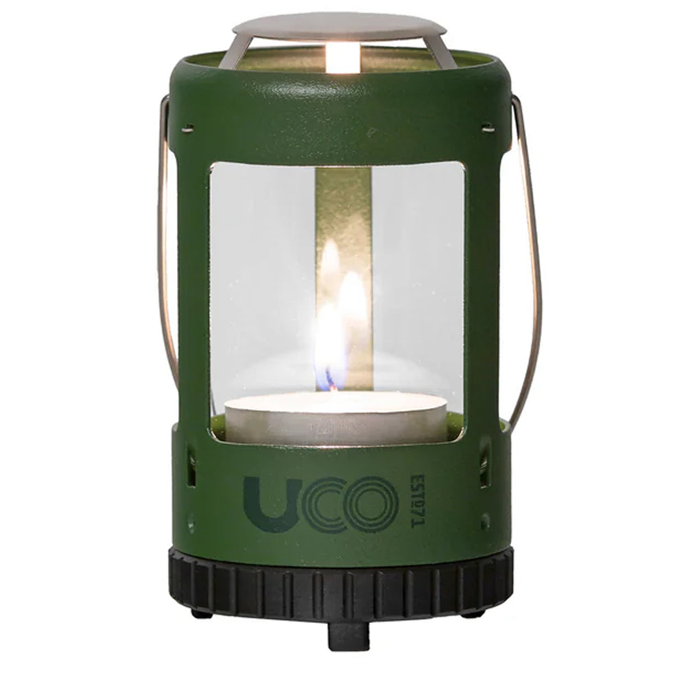UCO Mini Candle Lantern Alu Set forest green