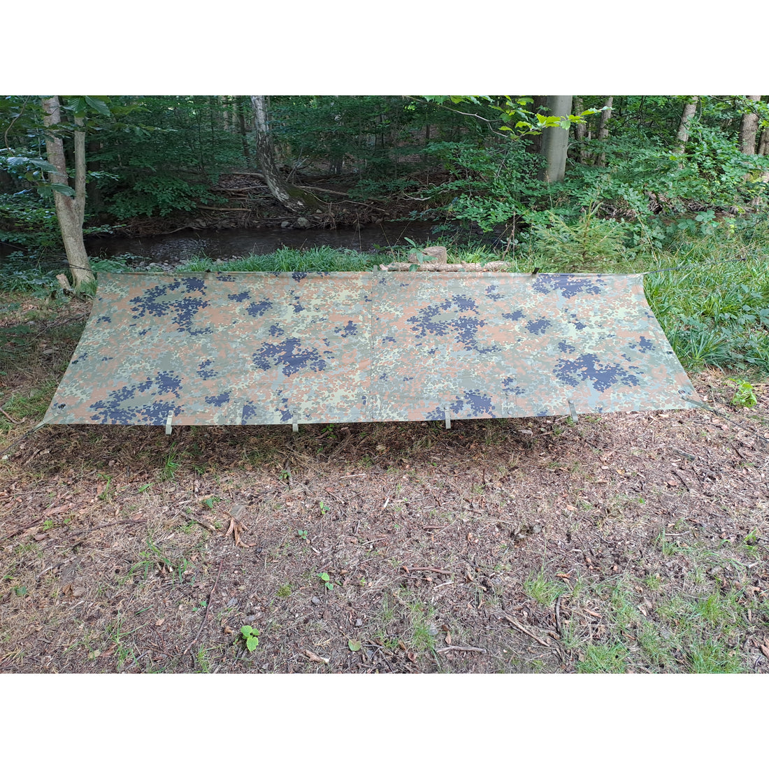 Tacgear Basha Tarp 280 x 190 cm flecktarn