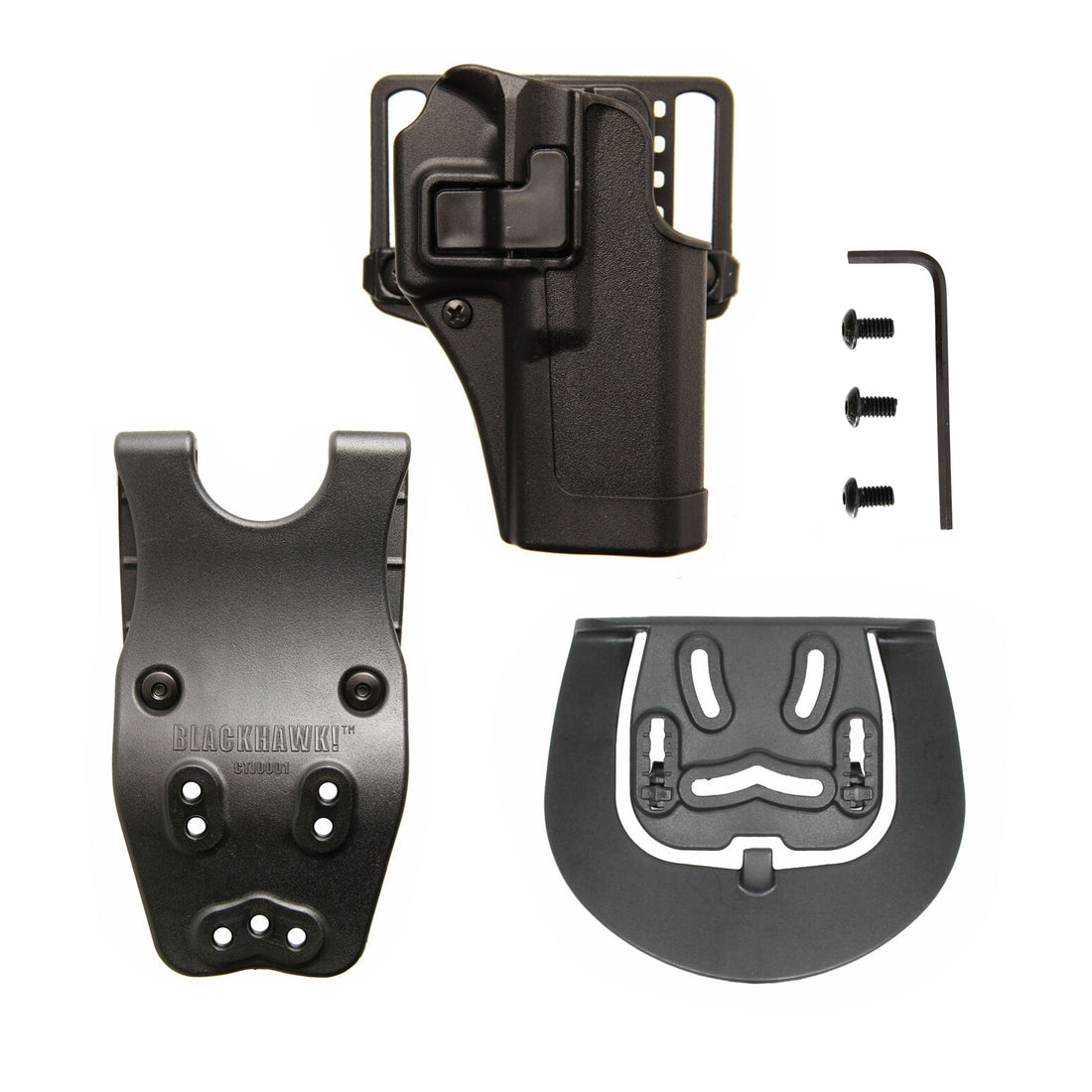 Blackhawk SERPA CQC Holster H&amp;K P8 incl. Jacket Slot Duty Belt Loop Bundle